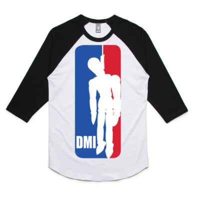 Deadman Industries - Bigs 3/4 Sleeve White Thumbnail