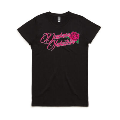 Deadman Industries - Deflowered Black Women's Tee Thumbnail