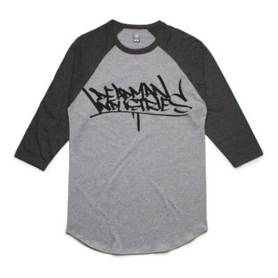 Deadman industries - Tag 3/4 Sleeve - 3/4 Raglan Tee Unisex Thumbnail